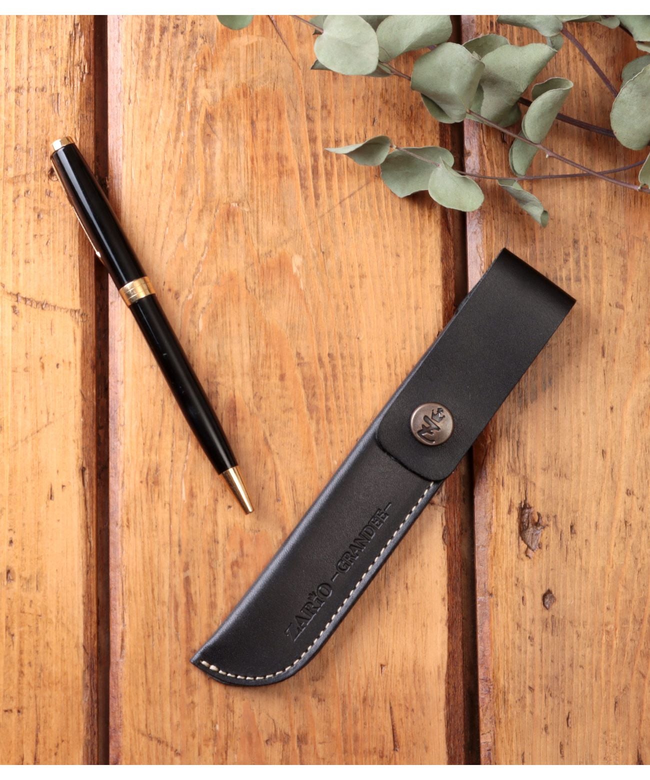 ZARIO-GRANDEE Pen Case for Women Genuine Leather Made in Japan ploomtech Tochigi Leather ZARIO-GRANDEE