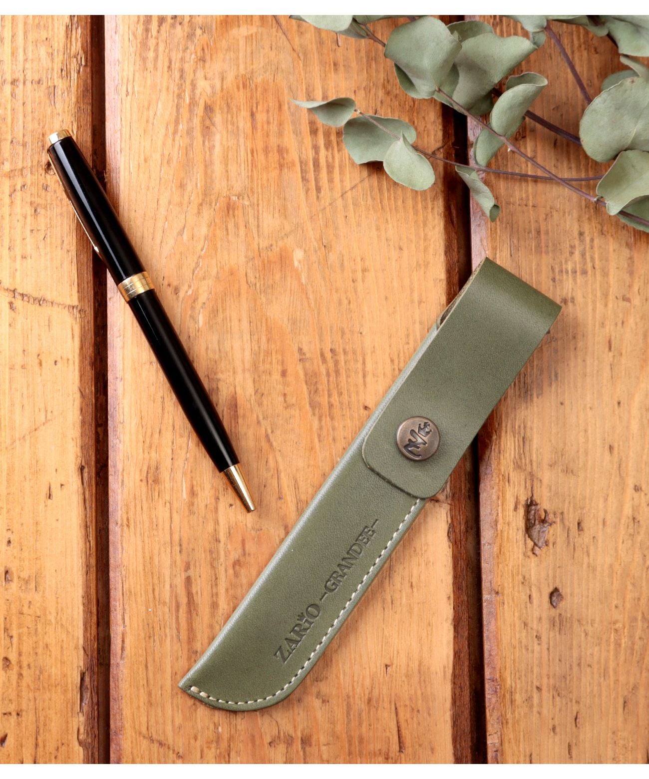 ZARIO-GRANDEE Pen Case for Women Genuine Leather Made in Japan ploomtech Tochigi Leather ZARIO-GRANDEE