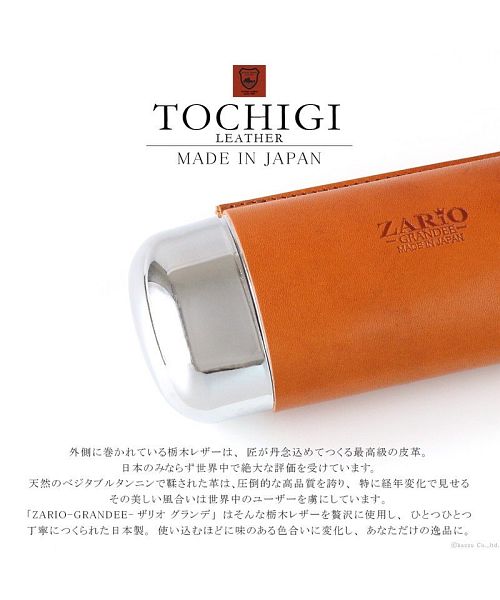 ザリオグランデ ZARIO-GRANDEE- 眼鏡ケース 本革 ペンケース メガネ 栃木レザー マルチケース 日本製 ZARIOーGRANDEEー (オレンジ) オレンジ