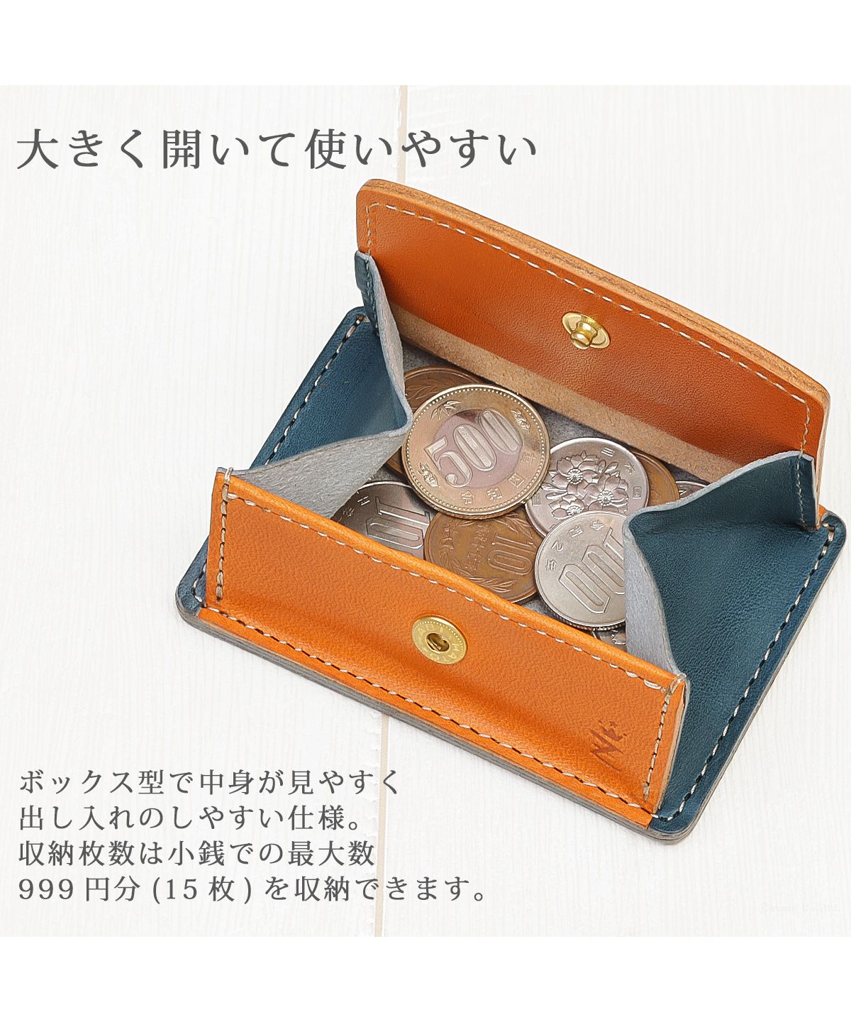 ZARIO-GRANDEE Wallet Mini Wallet Men Women Coin Purse Genuine Leather Wallet ZARIO-GRANDEE Tochigi Leather Mini Wallet Made in Japan ZAG-F2001