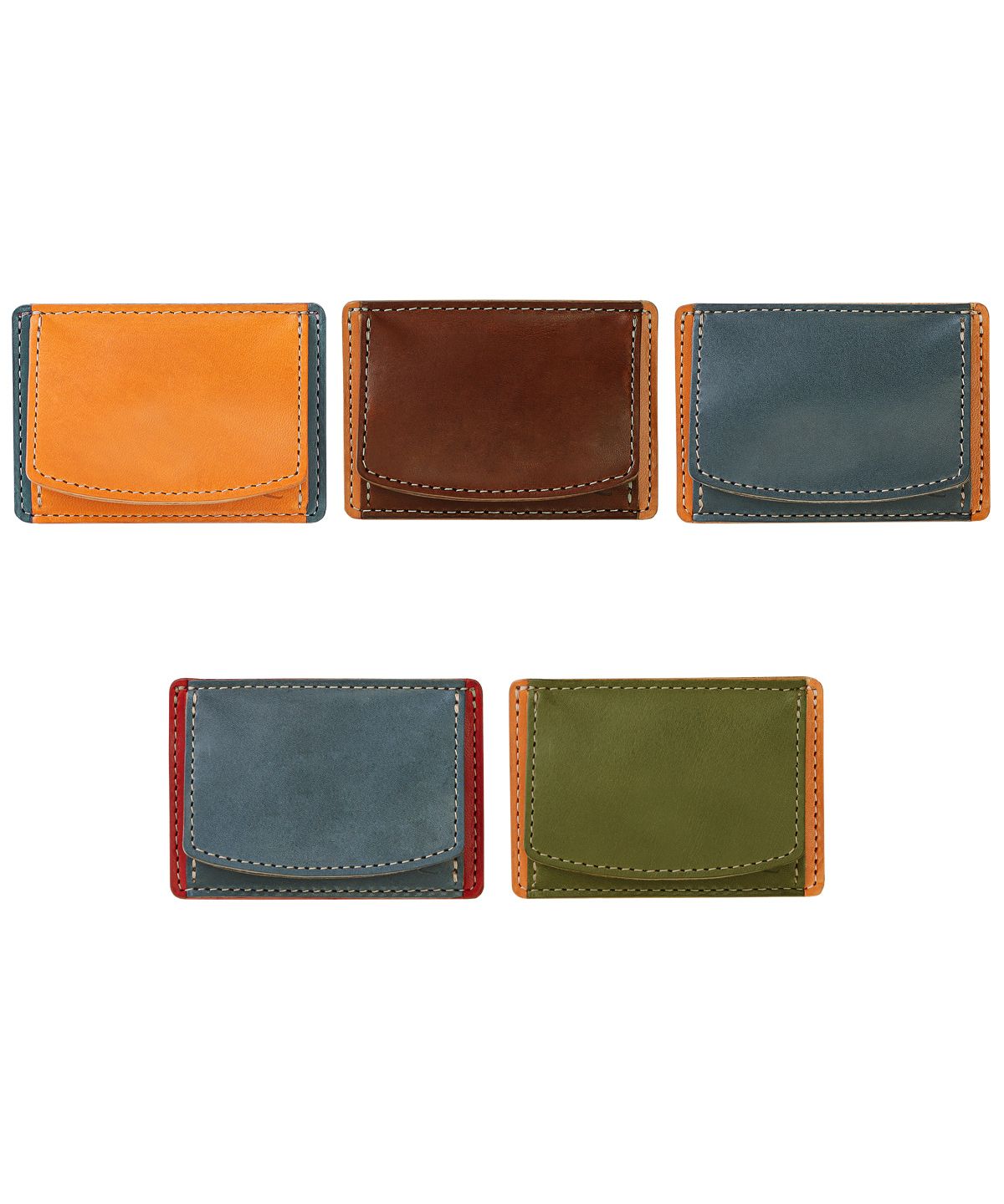 ZARIO-GRANDEE Wallet Mini Wallet Men Women Coin Purse Genuine Leather Wallet ZARIO-GRANDEE Tochigi Leather Mini Wallet Made in Japan ZAG-F2001
