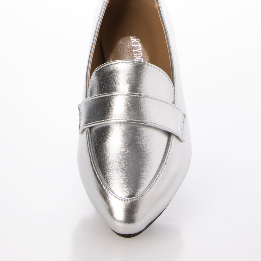 リバティードール LiBERTYDOLL 美シルエット マニッシュメタルラインフラットローファー/3013 (シルバー) シルバー