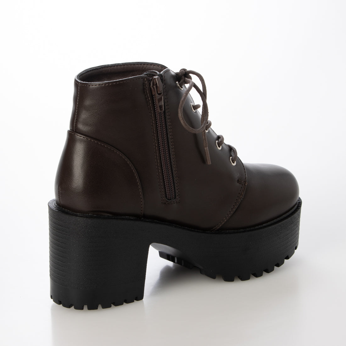 リバティードール LiBERTYDOLL 厚底レースアップブーツ / 9164 (ダークブラウン) ダークブラウン