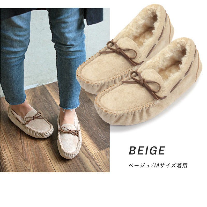 Liberty Doll LiBERTYDOLL Super water-repellent antibacterial deodorizing processed lace ribbon moccasin shoes★/3200-SA
