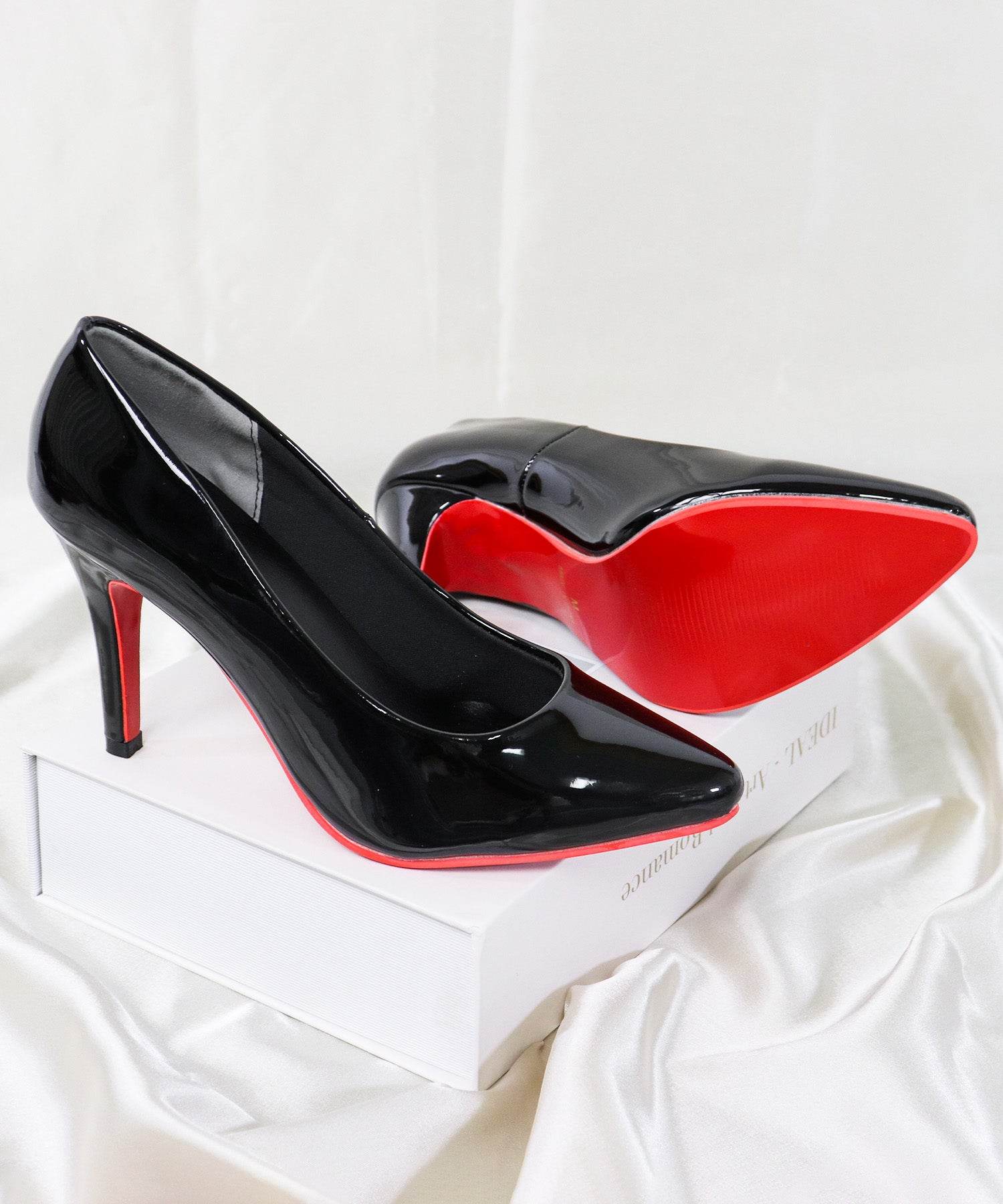 Liberty Doll LiBERTYDOLL Pointed Red Sole Pumps/1114