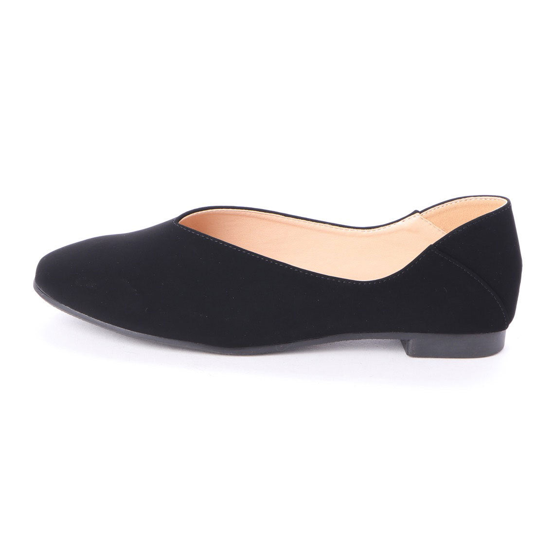 リバティードール LiBERTYDOLL スクエアトゥVカットフラット美脚バブーシュ/1121