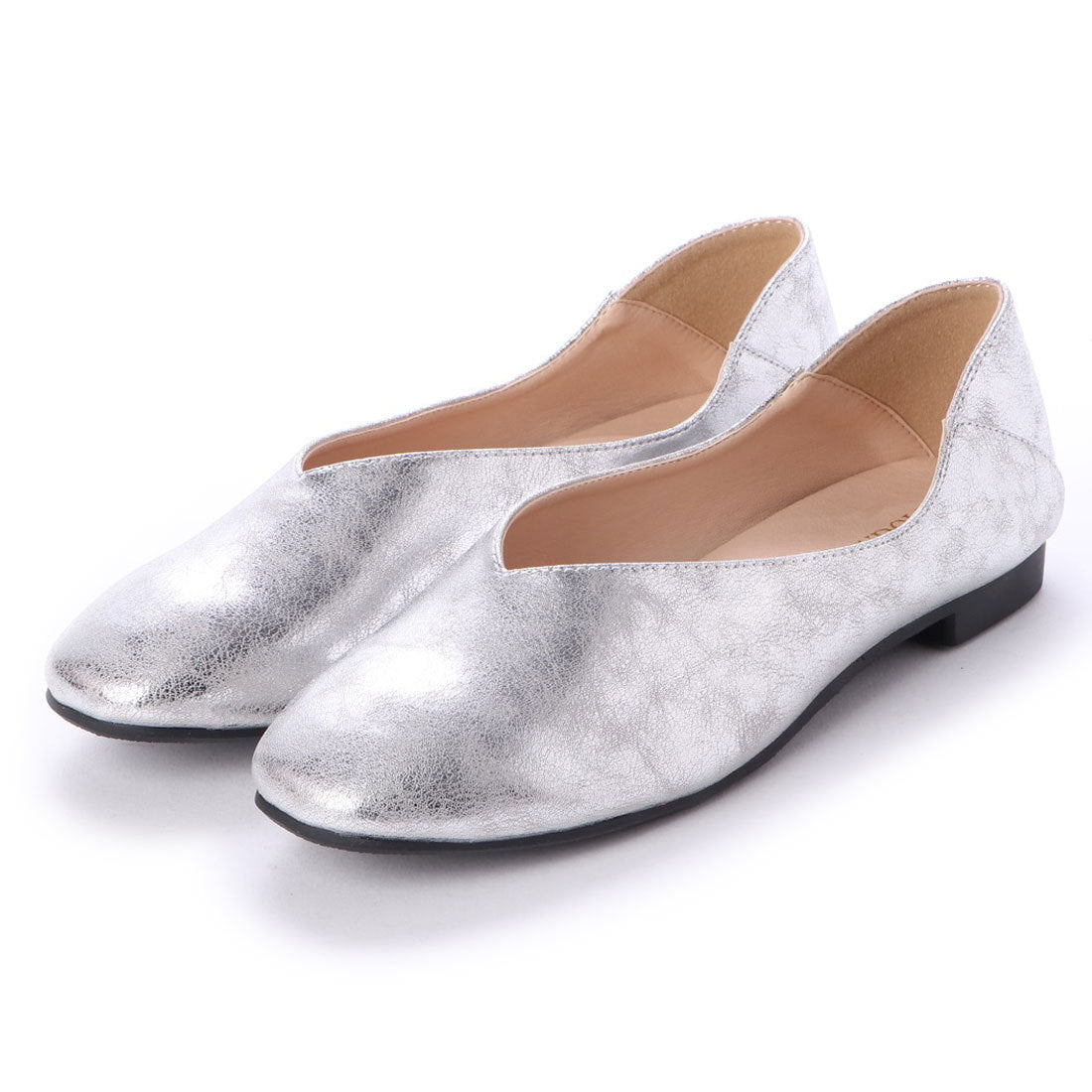 リバティードール LiBERTYDOLL スクエアトゥVカットフラット美脚バブーシュ/1121