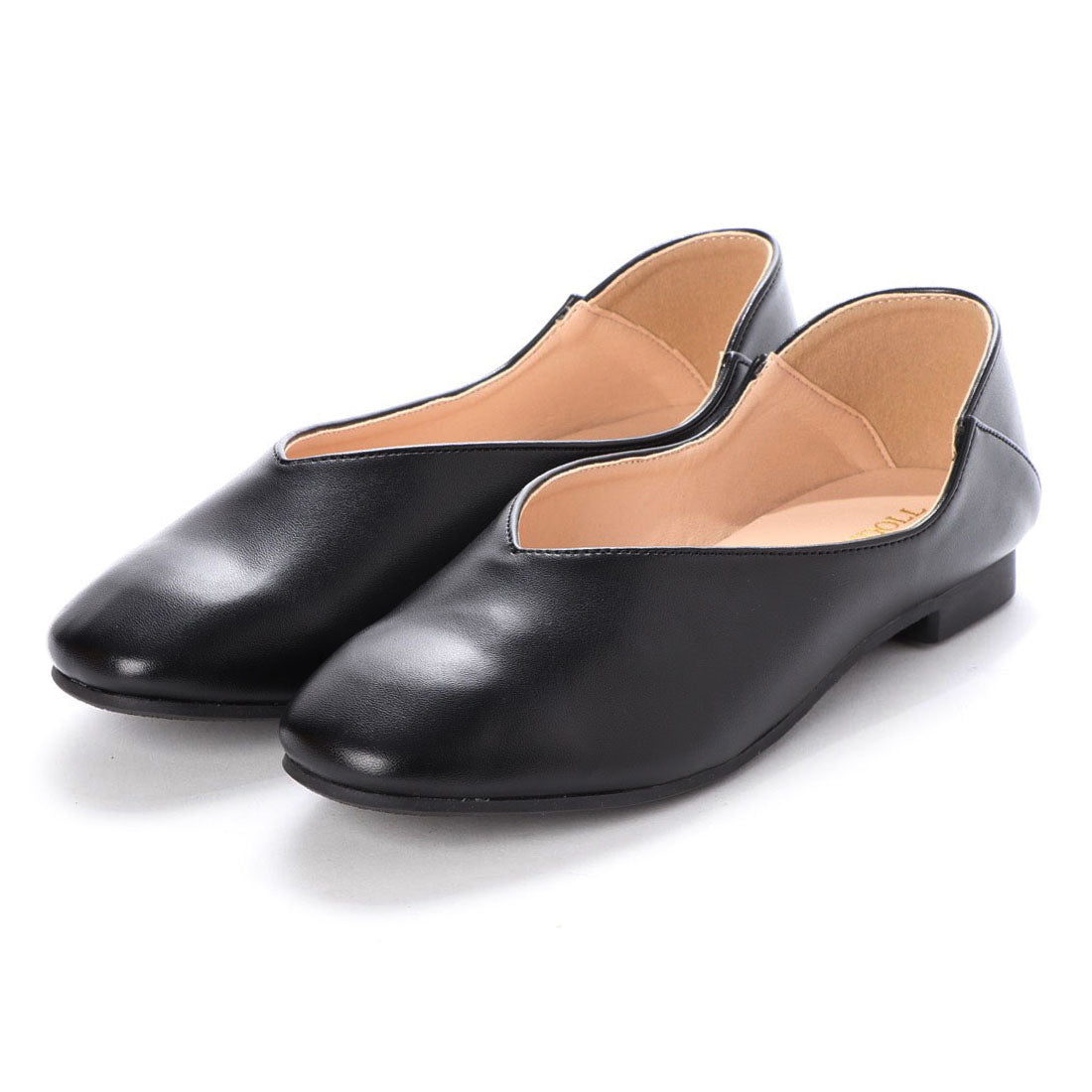 リバティードール LiBERTYDOLL スクエアトゥVカットフラット美脚バブーシュ/1121