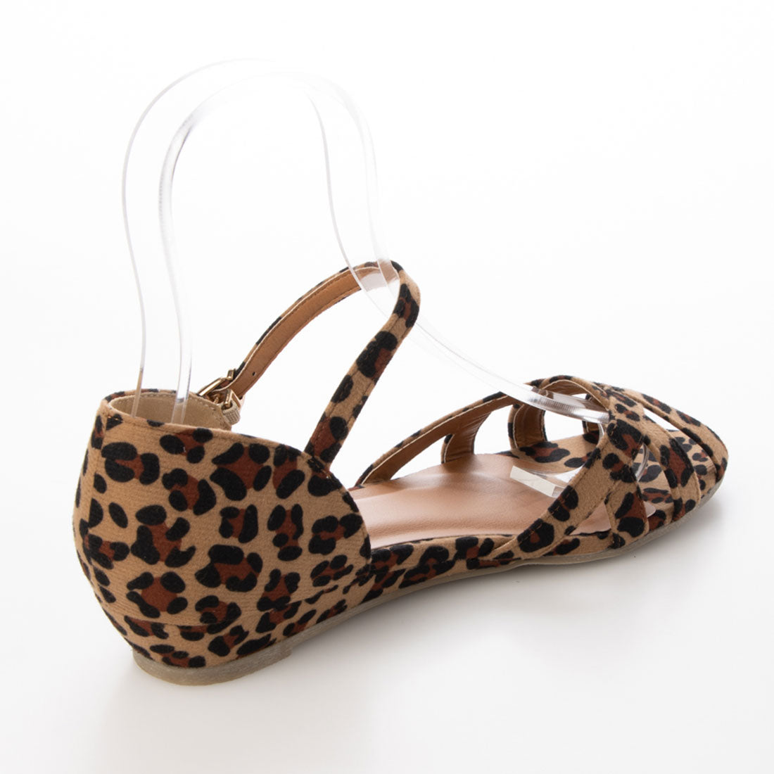 リバティードール LiBERTYDOLL ふかふか低反発クッションと曲がるウエッジヒール、セパレートストラップ美脚サンダル/5585