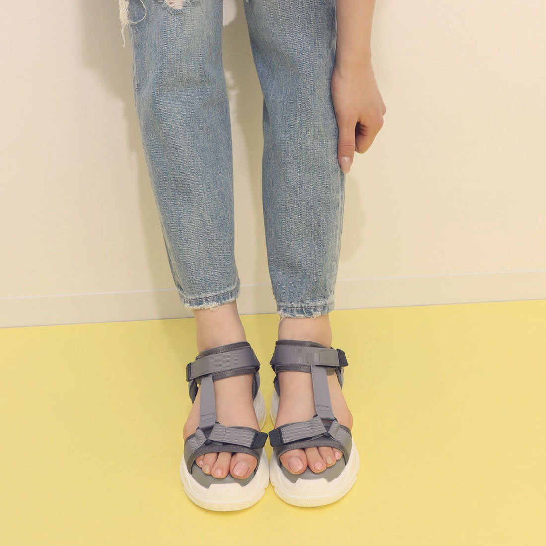 リバティードール LiBERTYDOLL 2020SS厚底スポーツサンダル/4083