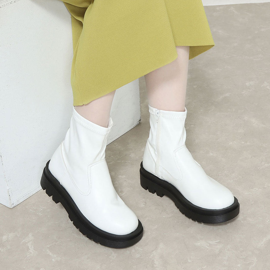 リバティードール LiBERTYDOLL ストレッチショートブーツ/9087