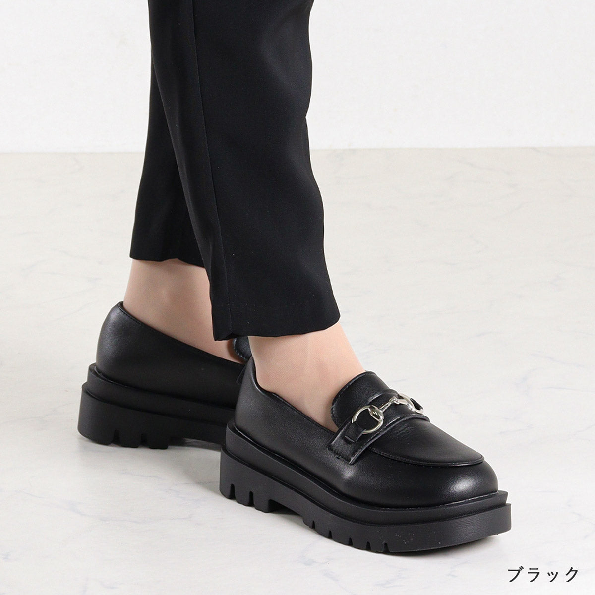 リバティードール LiBERTYDOLL 厚底ビットローファー/3043