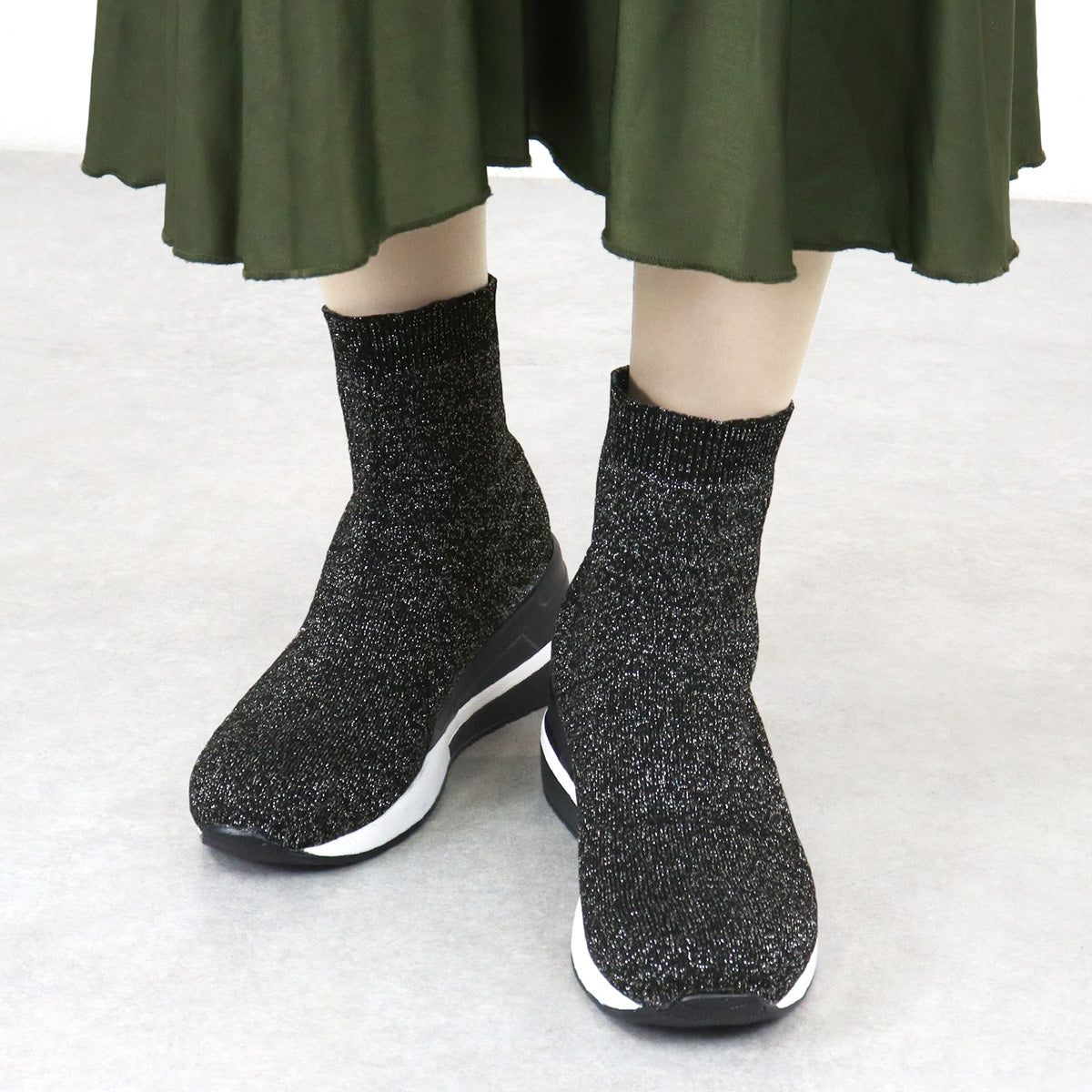 リバティードール LiBERTYDOLL ウェッジソールショートブーツ / 9110