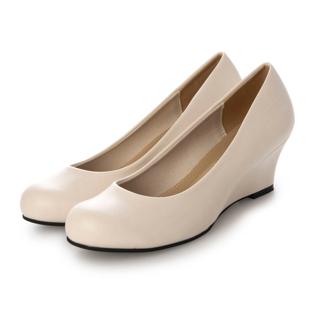 Liberty Doll LiBERTYDOLL Round Toe 5.5cm Wedge Heel Pumps/5452