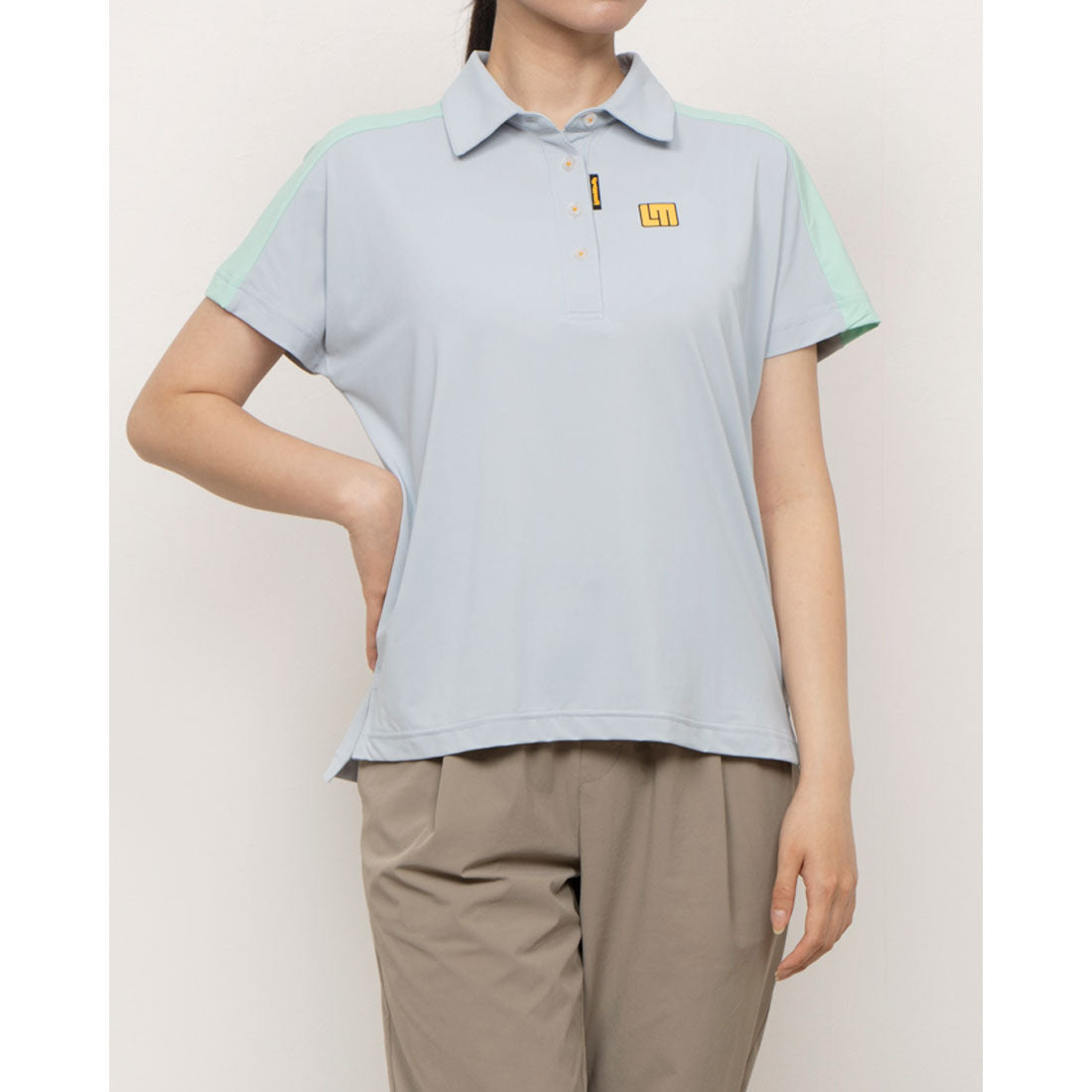 ラウドマウス LOUDMOUTH ハンソデシャツ (BL) BL