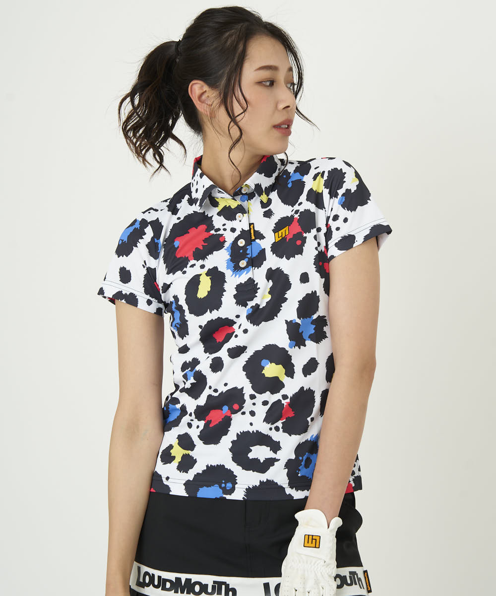 ラウドマウス LOUDMOUTH 柄半袖シャツ (Neon Leopard) Neon Leopard