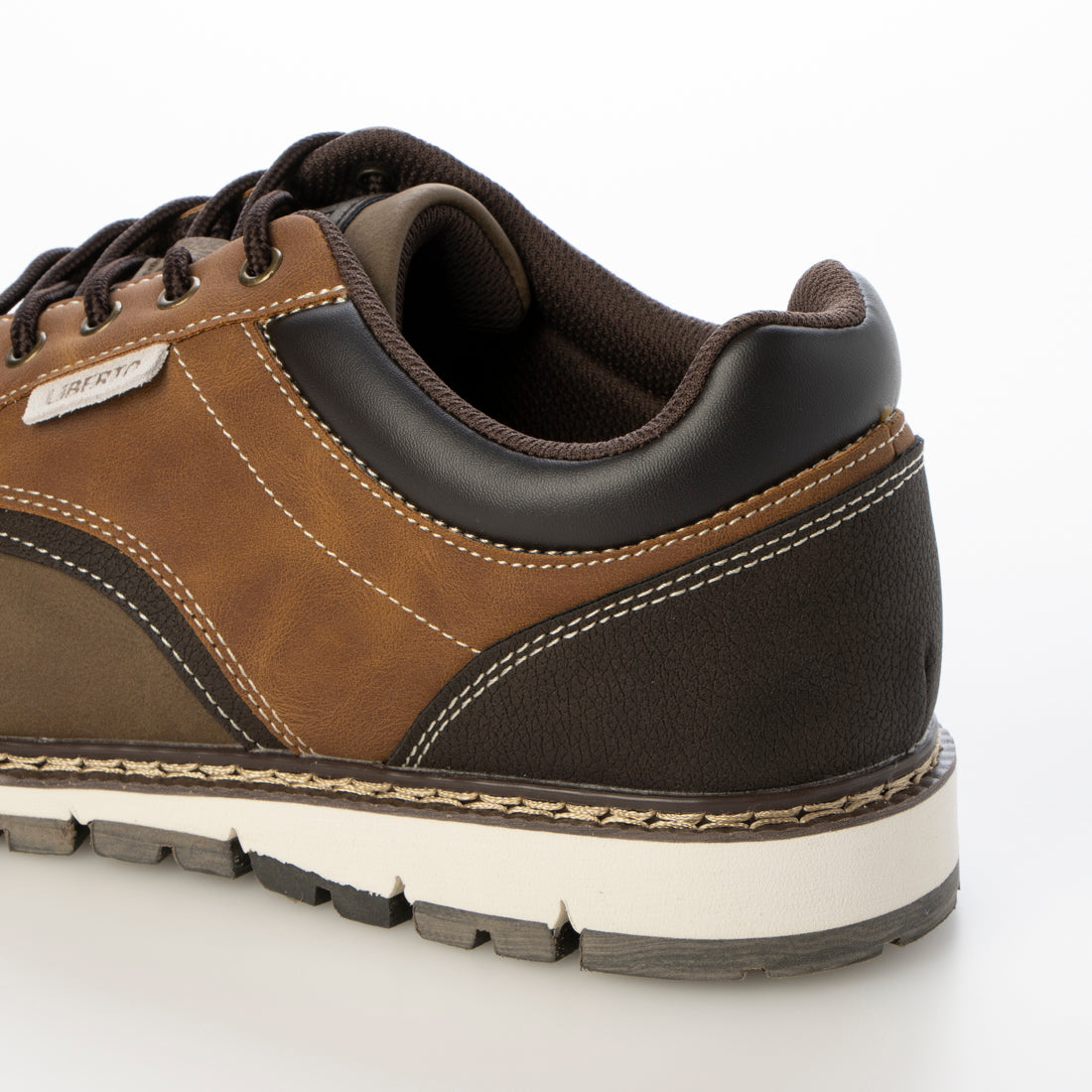 リベルト エドウィン LiBERTO EDWIN ブーツ メンズ ショートブーツ レインシューズ ワークブーツ 通勤 防水 紳士靴 メンズシューズ (ダークブラウン) ダークブラウン