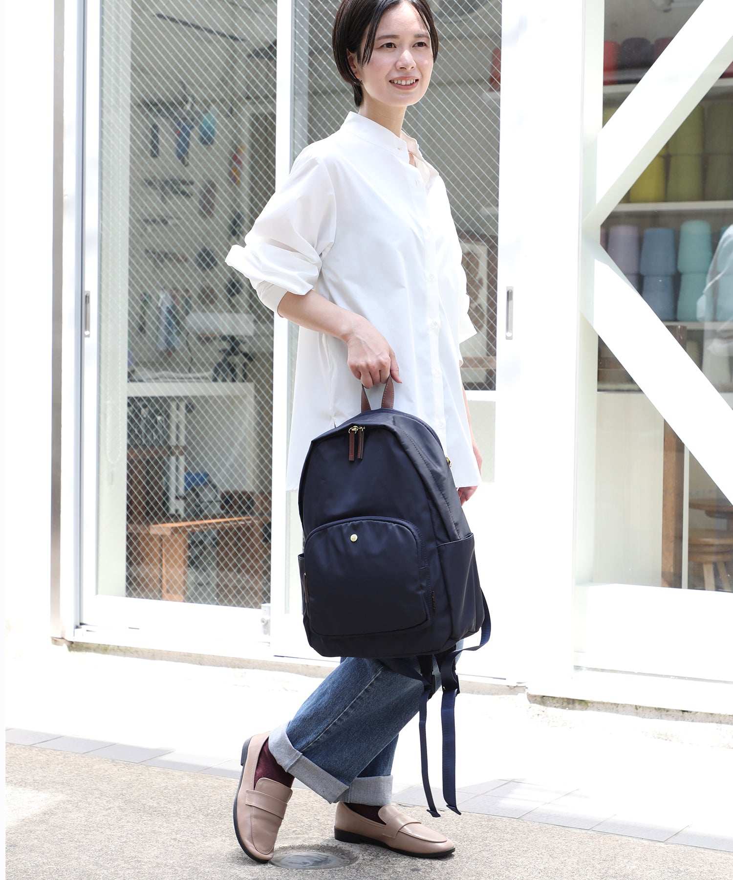 レガート ラルゴ Legato Largo PC・A4書類も収納可◎【Legato Largo / レガートラルゴ】 通勤通学にも使える 綺麗目 リュック