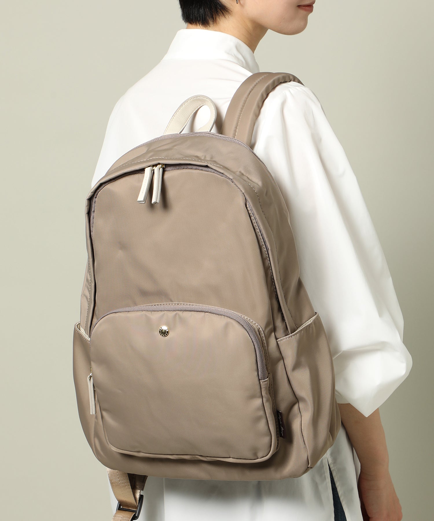 レガート ラルゴ Legato Largo PC・A4書類も収納可◎【Legato Largo / レガートラルゴ】 通勤通学にも使える 綺麗目 リュック,ブラウン