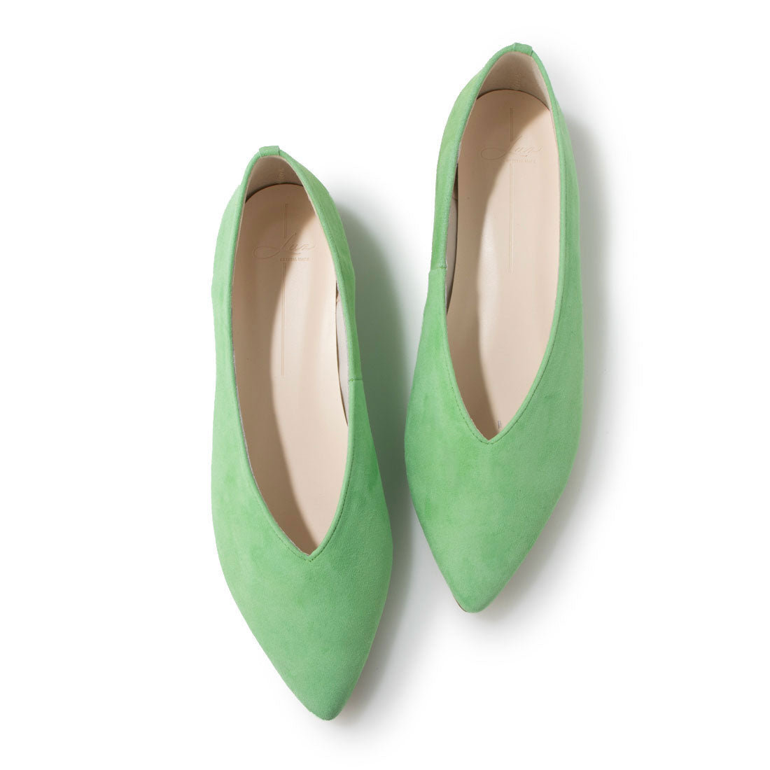 Luz V-cut flat shoes, sheep silky