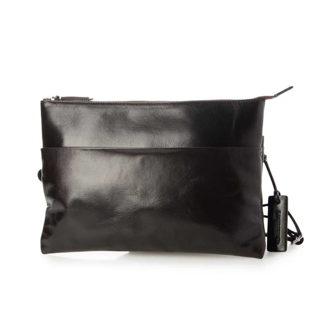 レザーラボラトリー Leather Laboratory オイルレザー レザーサコッシュ ショルダーバッグ 旅行用バッグ (DARK BROWN) DARK BROWN