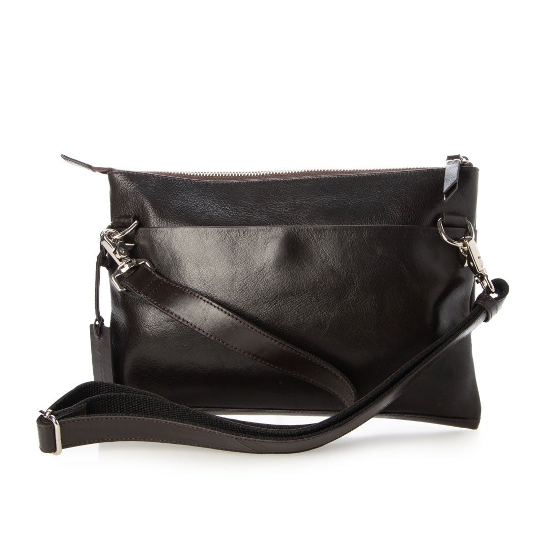 レザーラボラトリー Leather Laboratory オイルレザー レザーサコッシュ ショルダーバッグ 旅行用バッグ (DARK BROWN) DARK BROWN