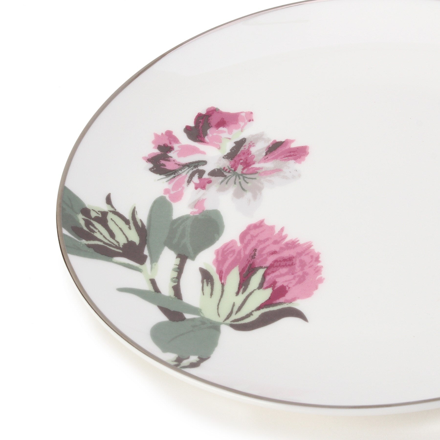 Laura Ashley Flower Cake Plate Set of 4 (Non-returnable item)