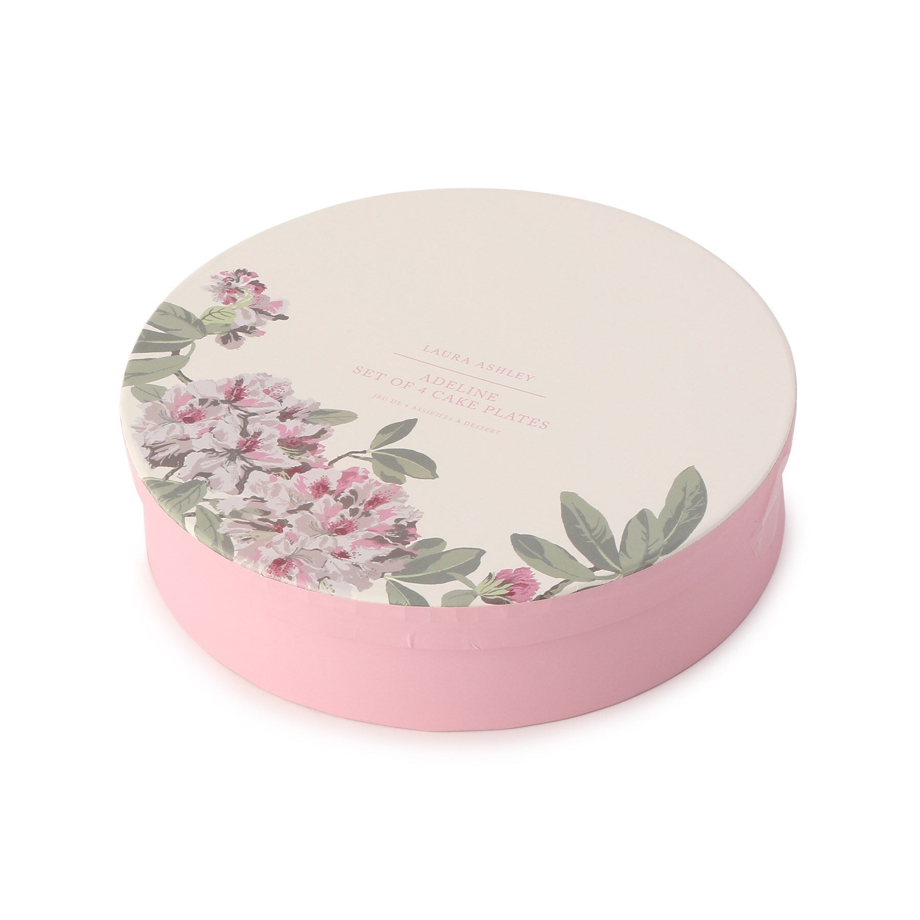 Laura Ashley Flower Cake Plate Set of 4 (Non-returnable item)