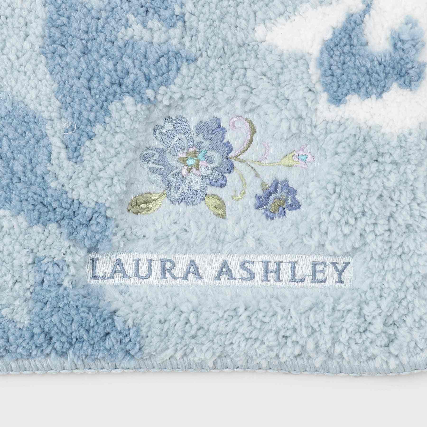 ローラ アシュレイ LAURA ASHLEY ローザリンド トイレマット (ブルー(192)) ブルー(192)