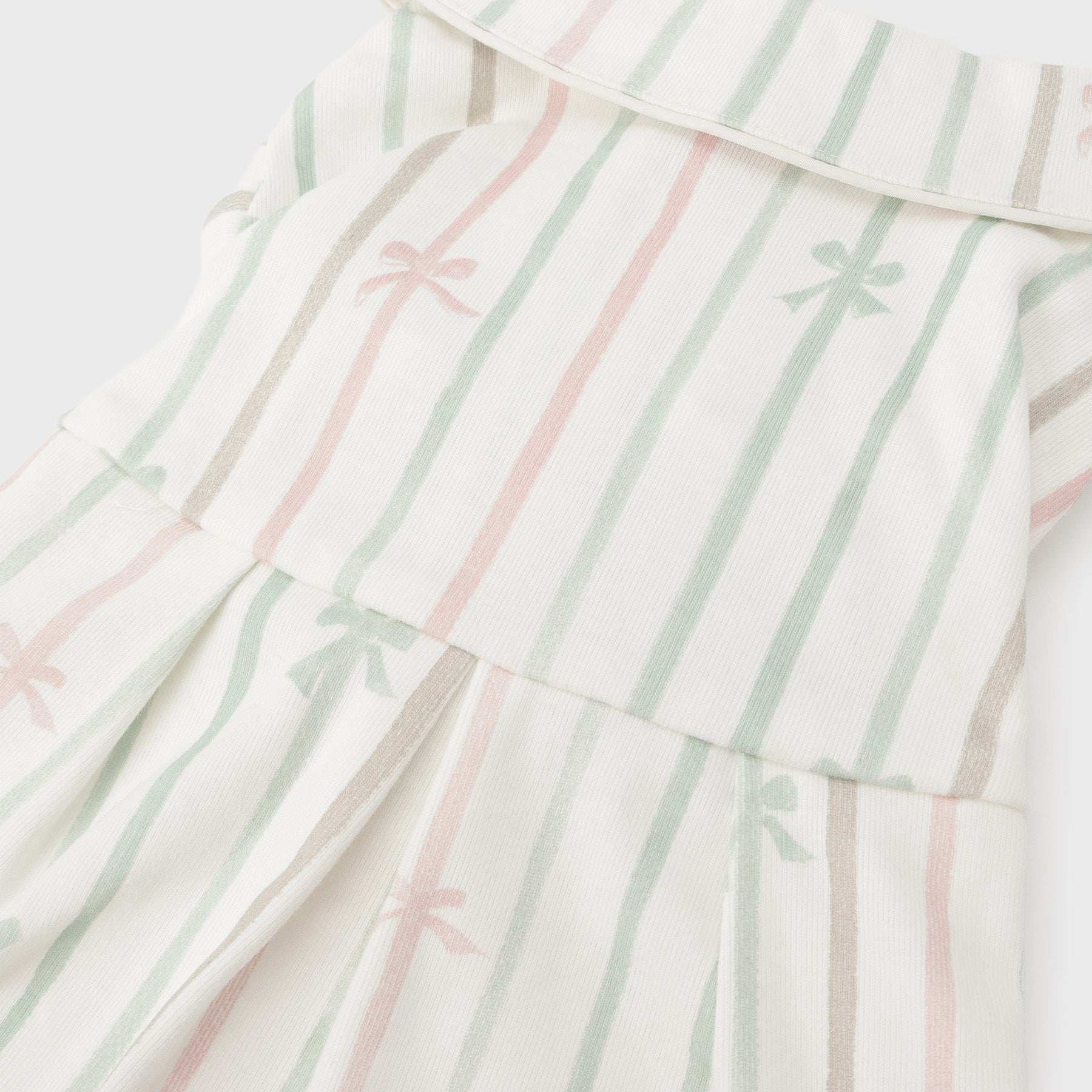 ローラ アシュレイ LAURA ASHLEY ペインタリー ボウ ストライプ柄 ドッグウエア 【返品不可商品】 (ホワイト(102)) ホワイト(102)