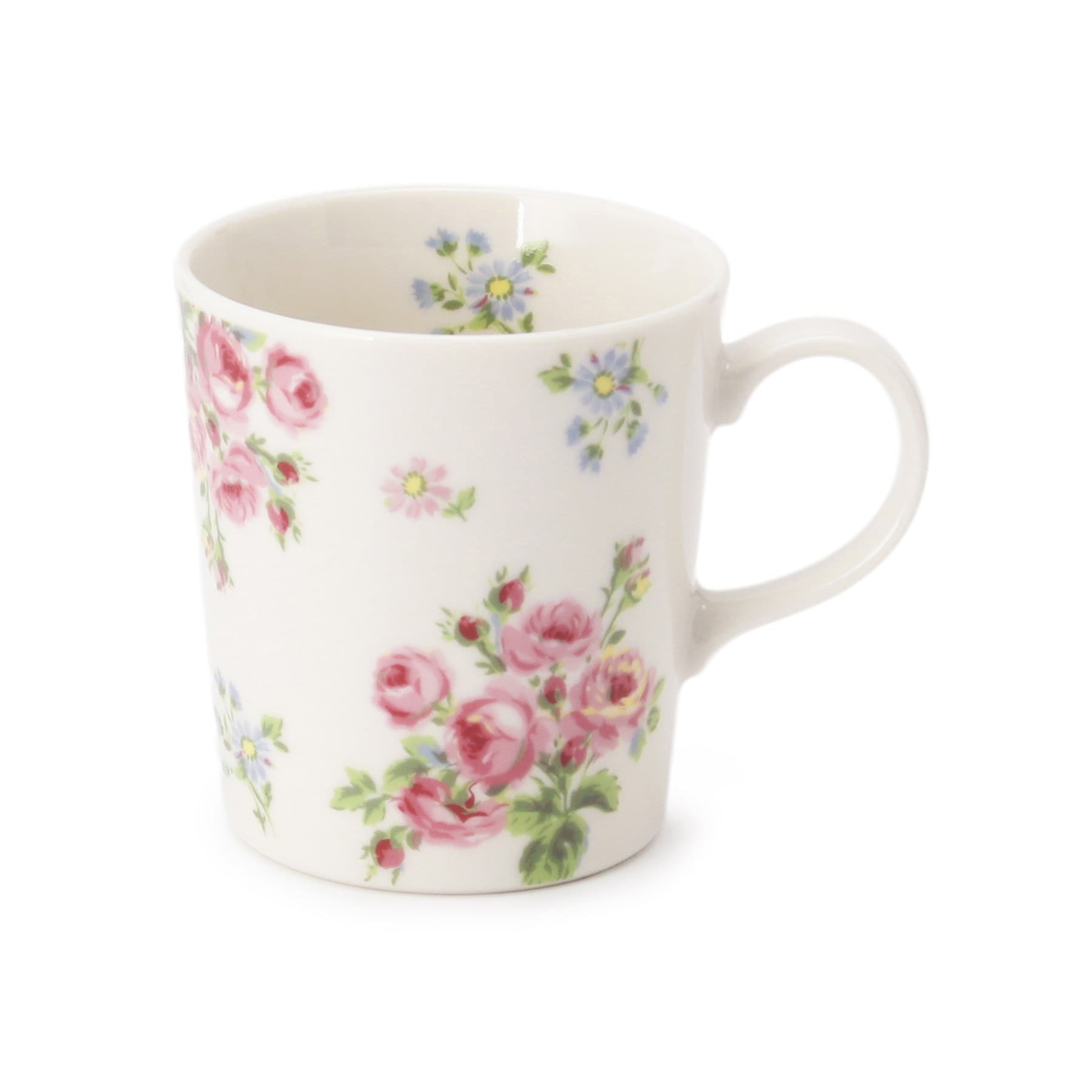 ローラ アシュレイ LAURA ASHLEY バンチェットロージズ柄 マグカップ【返品不可商品】 (ワインレッド) ワインレッド(163)