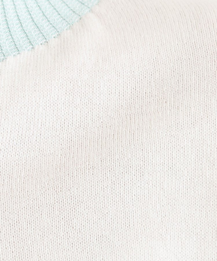 ローラ アシュレイ LAURA ASHLEY 【人気デザイン!日本製/ロゴ刺繍入り/ワンマイルウエア】コットン ニットカーディガン (グリーン(322)) グリーン(322)