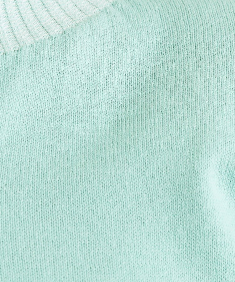 ローラ アシュレイ LAURA ASHLEY 【人気デザイン!日本製/ロゴ刺繍入り/ワンマイルウエア】コットン ニットカーディガン (グリーン(322)) グリーン(322)