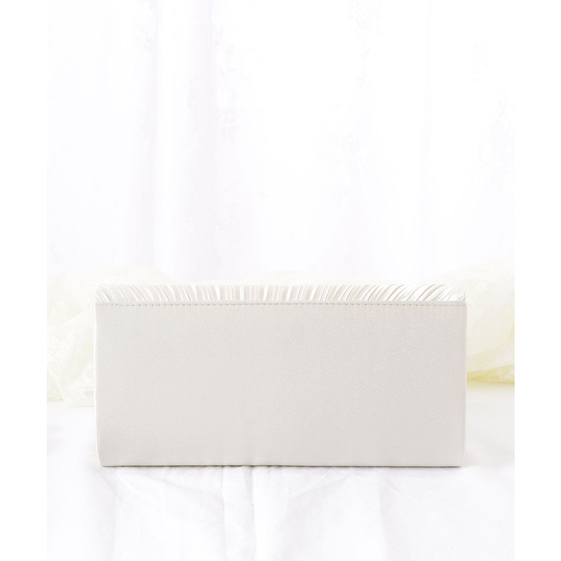 レースレディース Lace Ladies ウエーブ フラップ スクエア パーティー バッグ (ブラック) ブラック