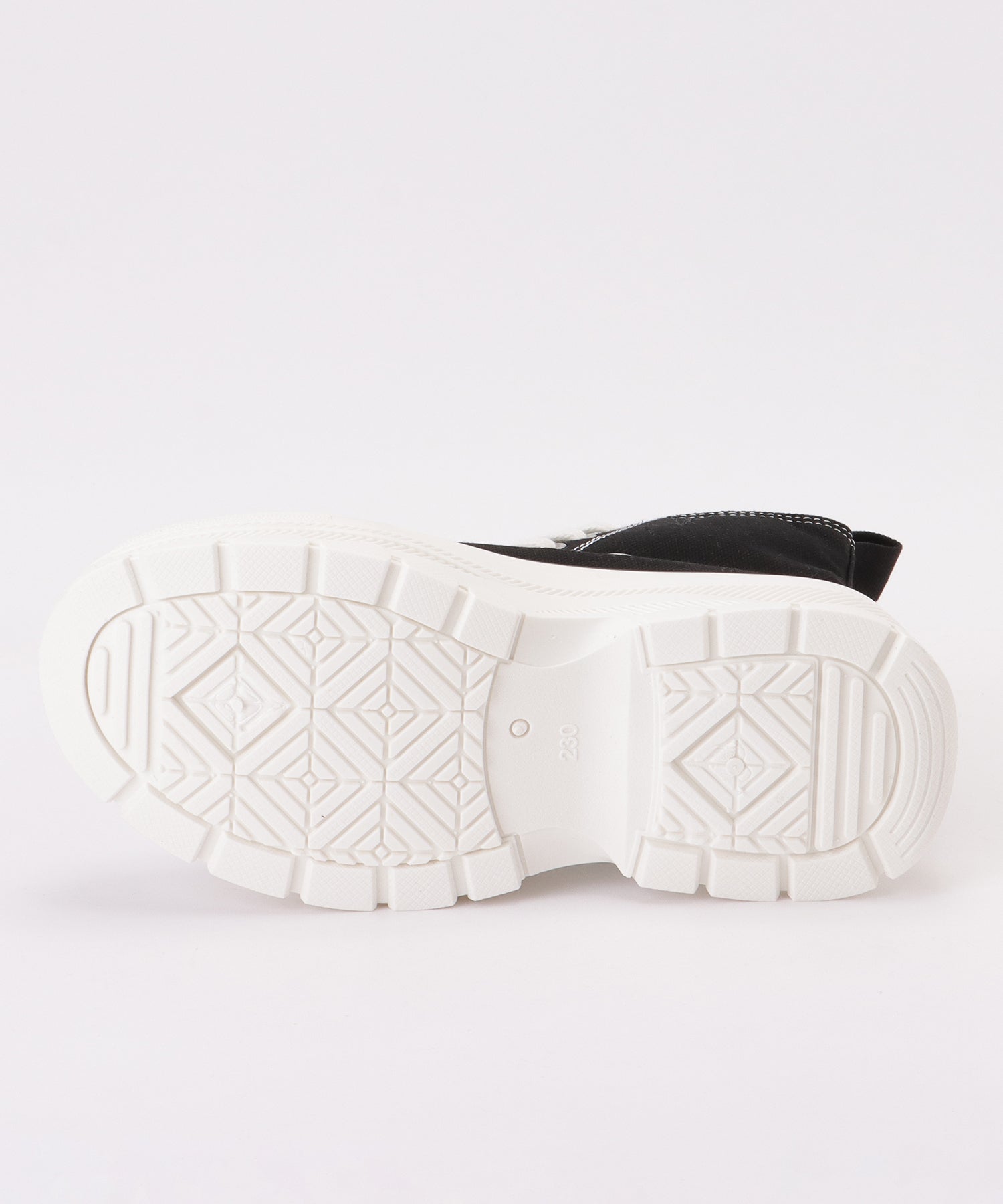 レースレディース Lace Ladies ハイカット 厚底 レースアップ キャンバス スニーカー (ブラック) ブラック