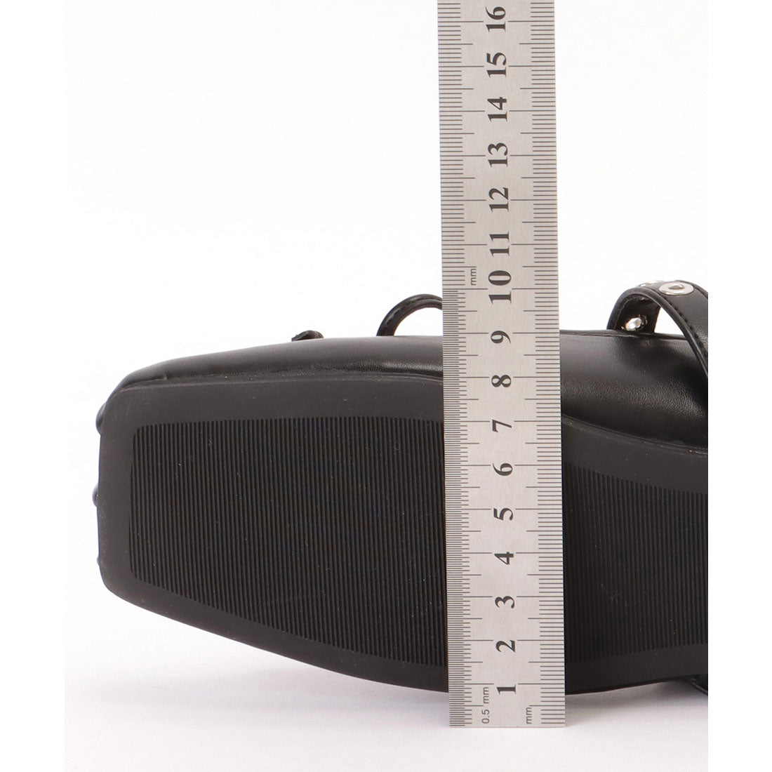 レースレディース Lace Ladies スクエアトゥ スタッズ ベルト フラット リボン パンプス