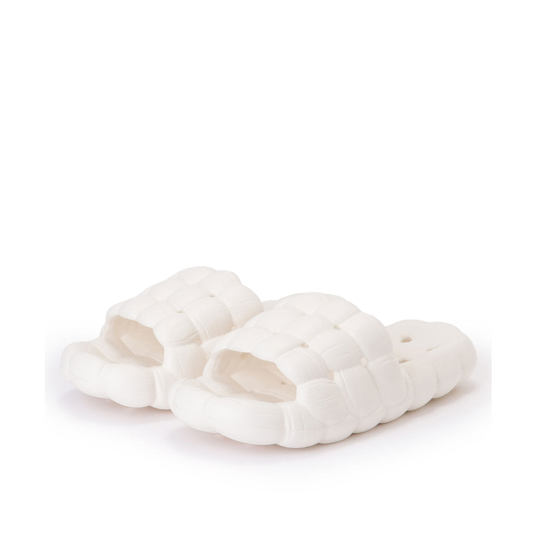 レースレディース Lace Ladies ソリッドカラー 立体 メッシュ フラット オープン サンダル