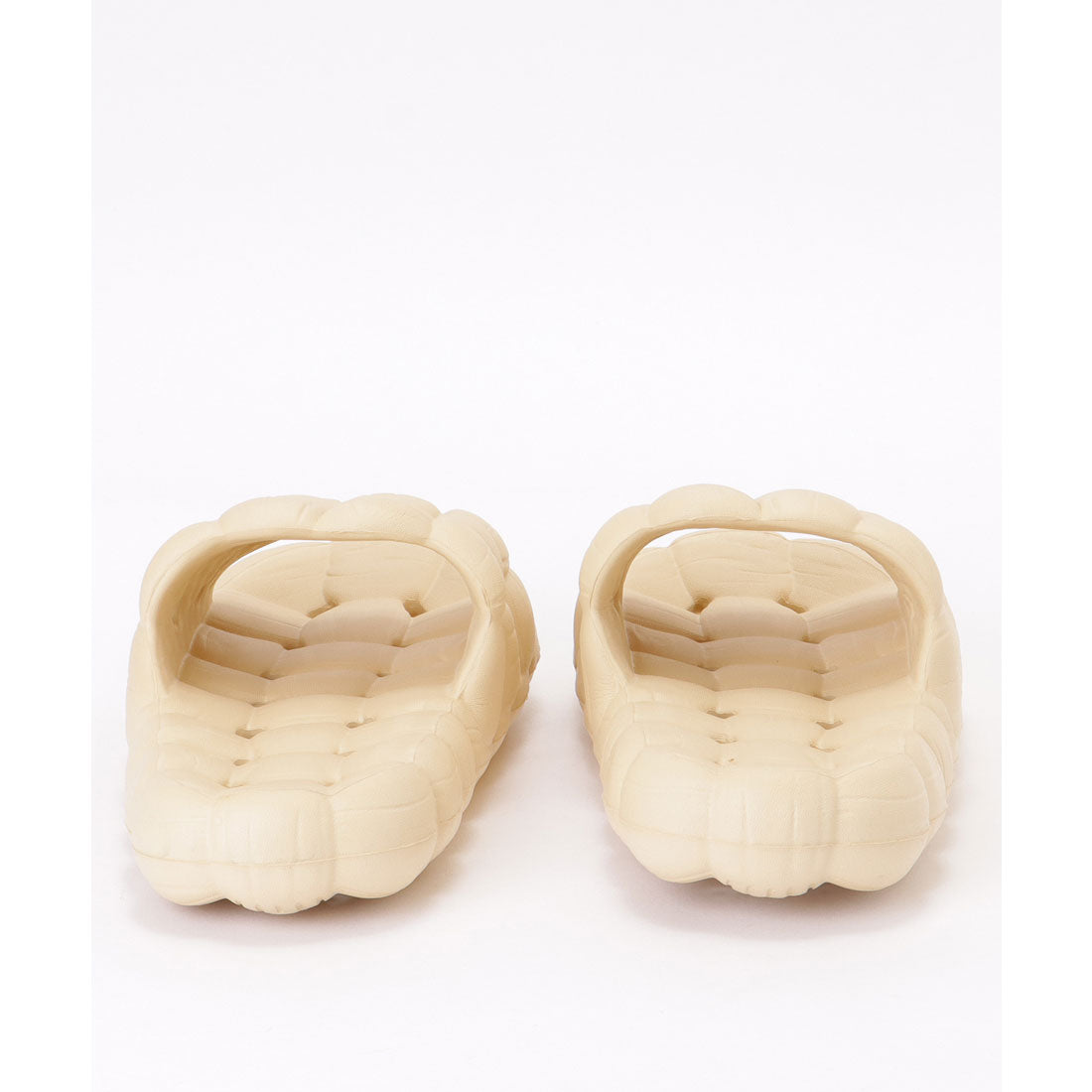 レースレディース Lace Ladies ソリッドカラー 立体 メッシュ フラット オープン サンダル