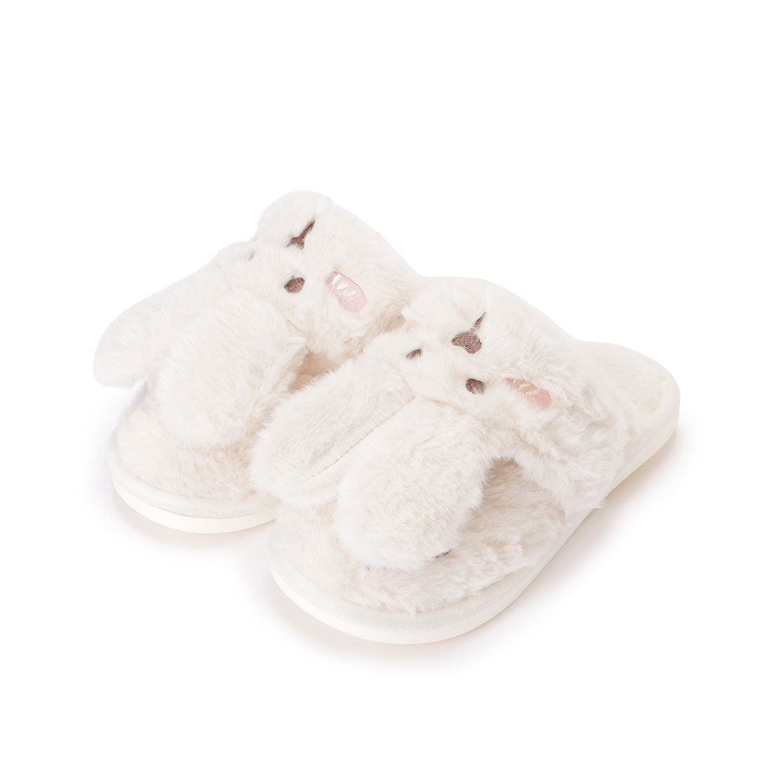 賽車女士 Lace Ladies 3D 兔子 設計 毛絨 拖鞋