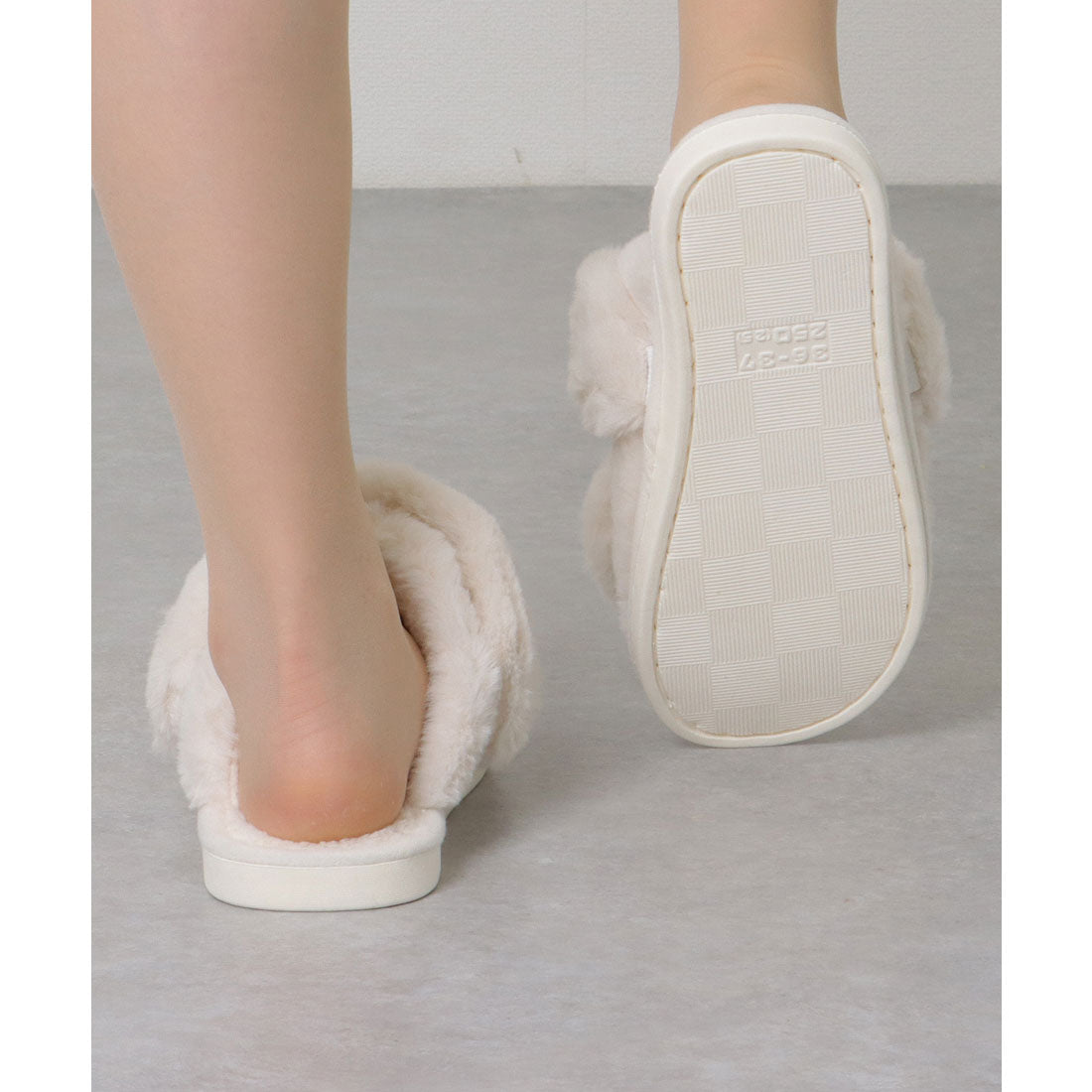 賽車女士 Lace Ladies 3D 兔子 設計 毛絨 拖鞋