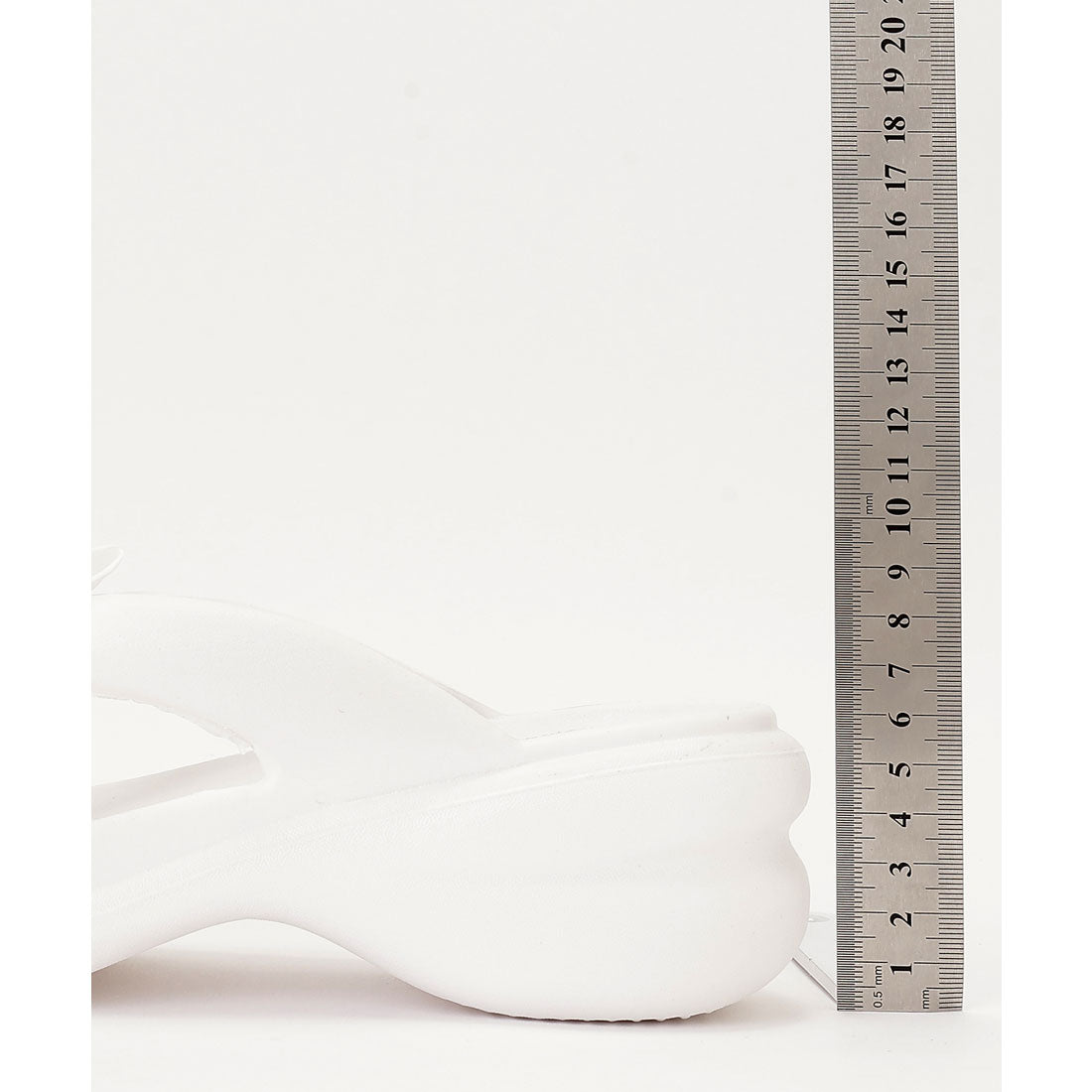 レースレディース Lace Ladies サテン リボン EVA 厚底 トング サンダル (ブラック) ブラック