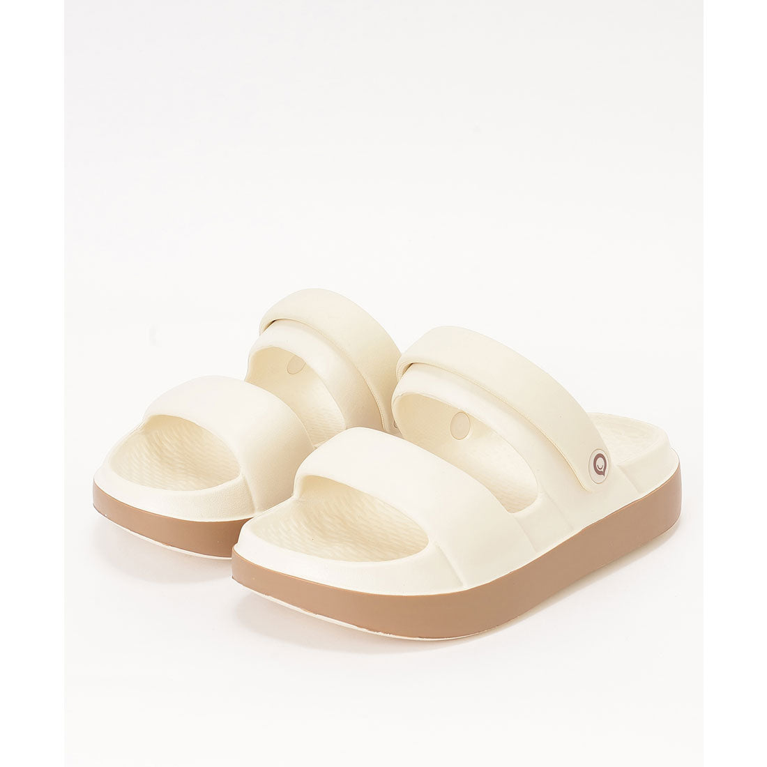 レースレディース Lace Ladies 2WAY EVA ボリューム 厚底 サンダル (ホワイト) ホワイト