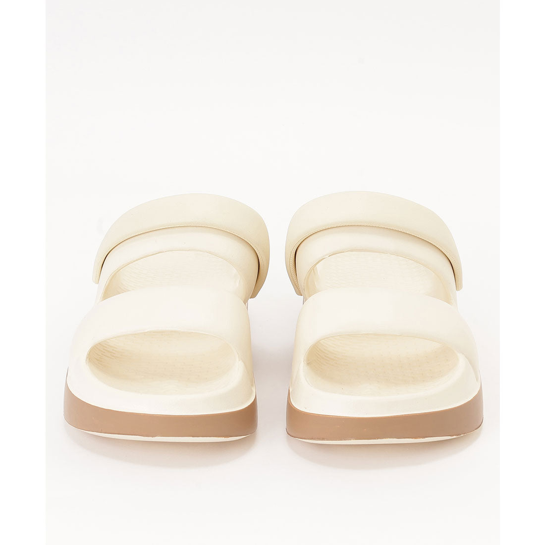 レースレディース Lace Ladies 2WAY EVA ボリューム 厚底 サンダル (ホワイト) ホワイト