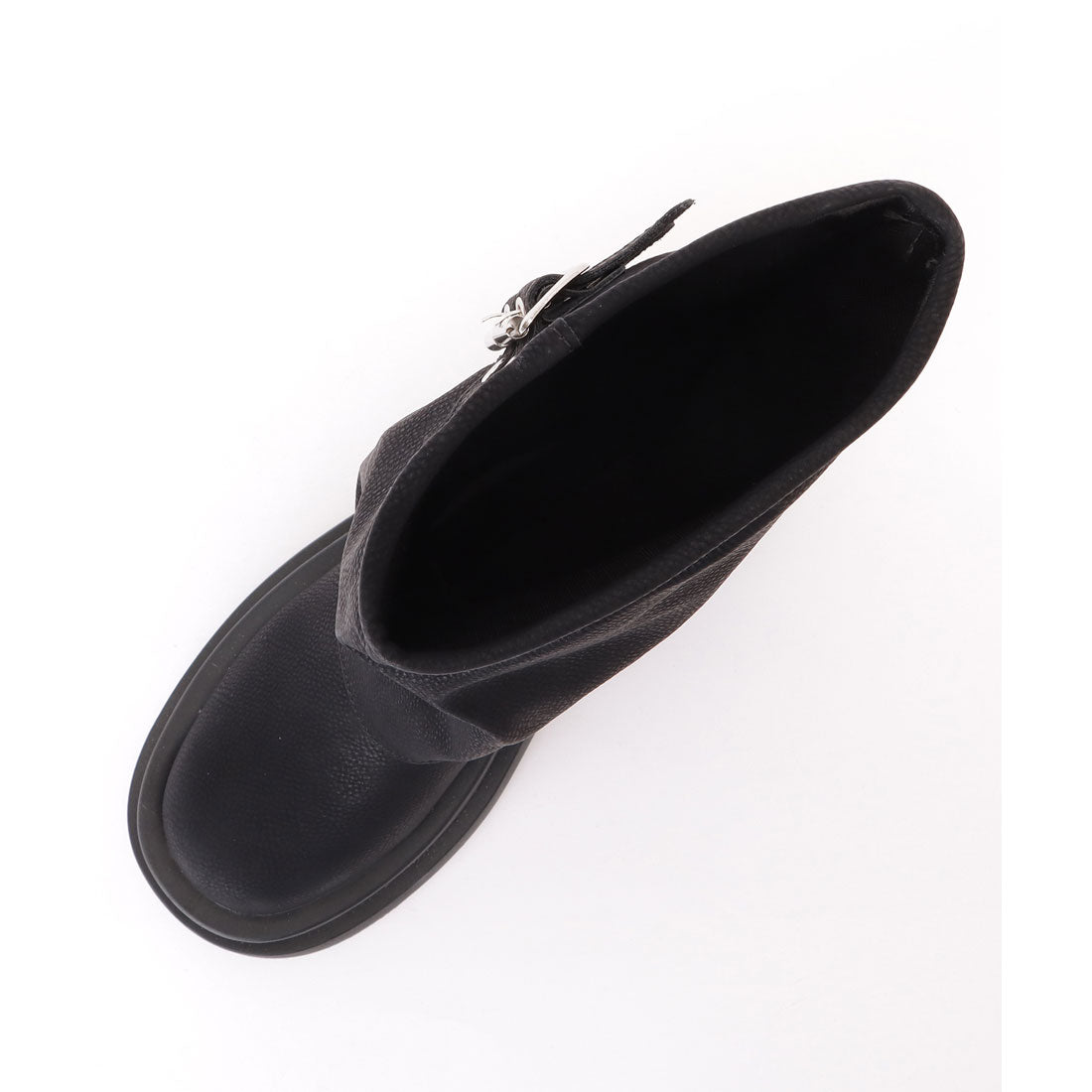 レースレディース Lace Ladies ファスナー付きカバー風厚底ミドルブーツ (ブラウン) ブラウン