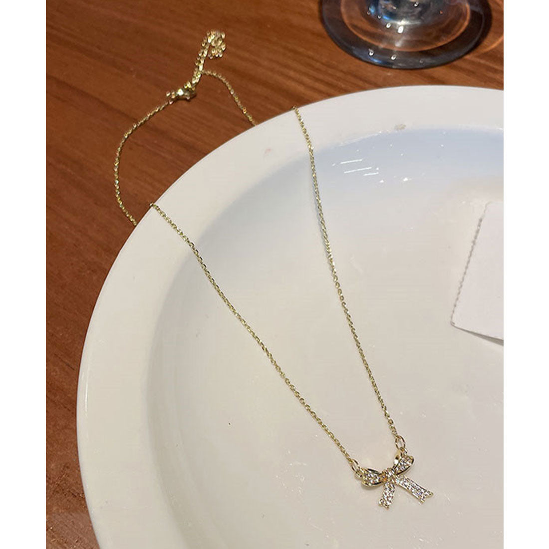 賽車女士 Lace Ladies 小蝴蝶結 珠寶 鏈條項鍊