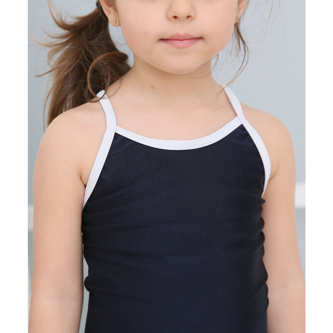 レースレディース Lace Ladies 女児 ライン入り セパレート スカートタイプ スクール水着 ガールズ 女子 ワンピース水着【返品不可商品】