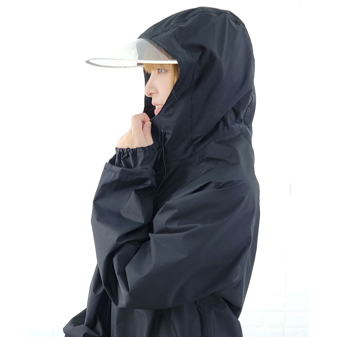 レースレディース Lace Ladies フード付きレインコート 収納袋付き