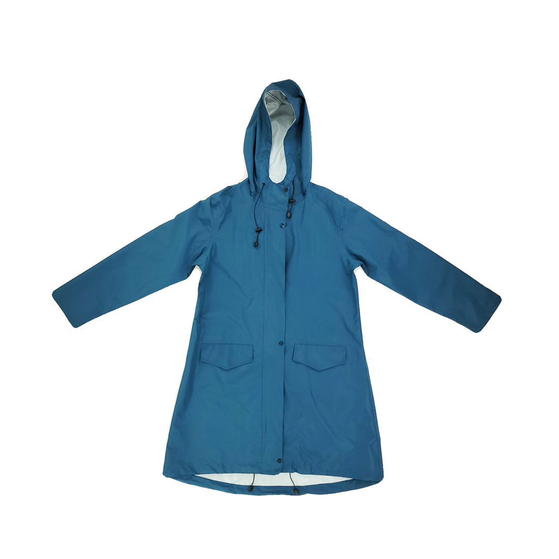 レースレディース Lace Ladies 収納袋付レインコート,ブルーグリーン