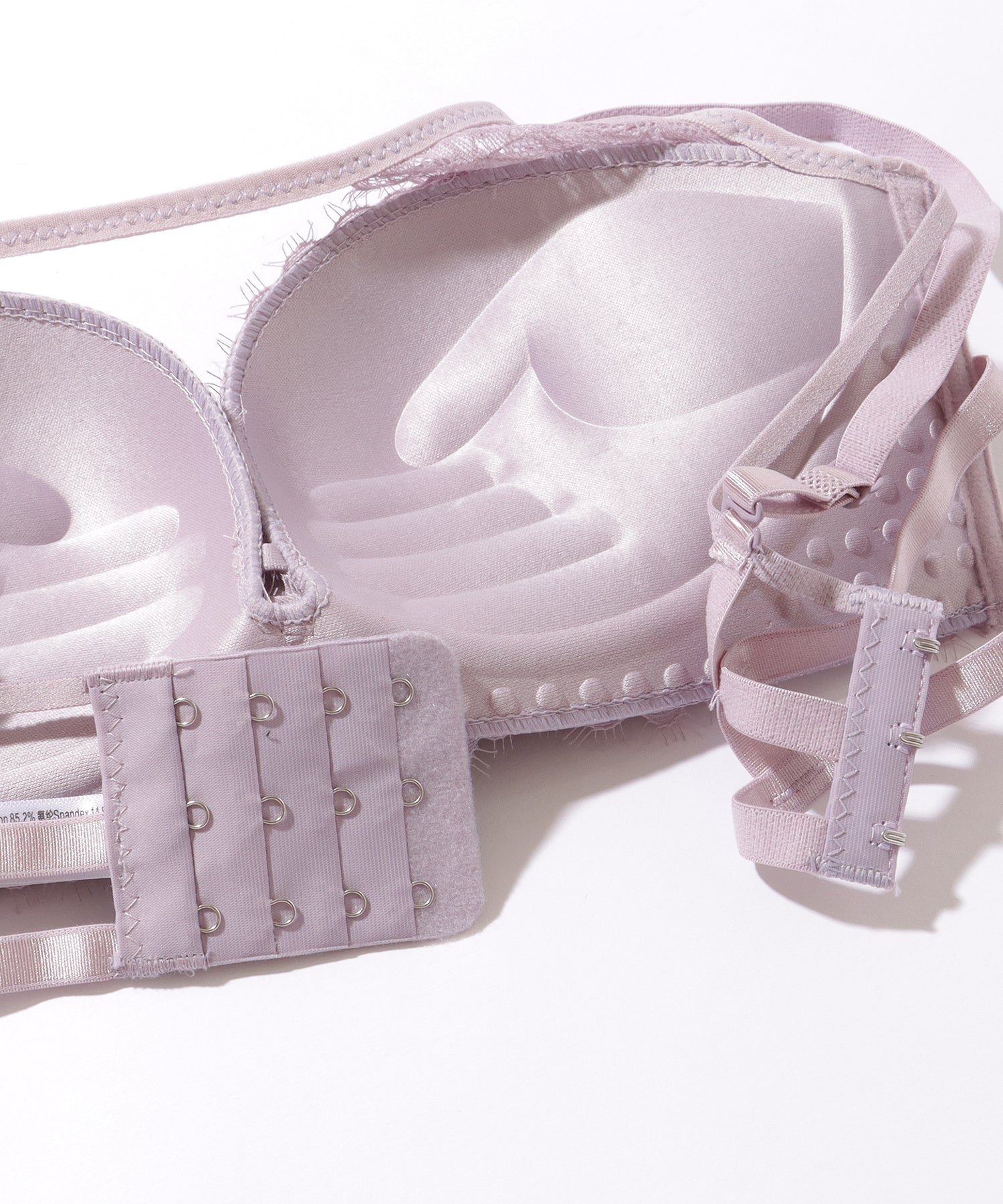 レースレディース Lace Ladies カットアウト レーシィ ストラップ ブラ&ショーツ【返品不可商品】 (ブラック) ブラック