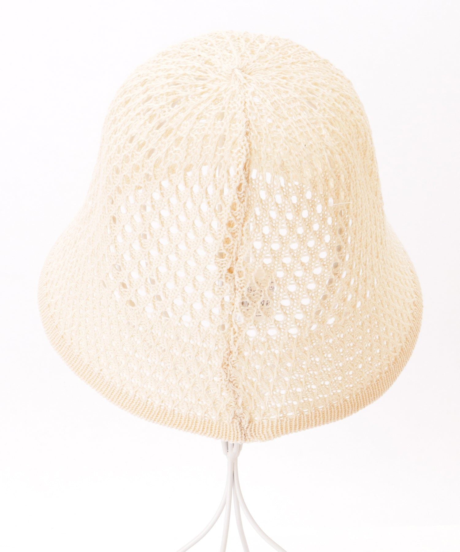 レースレディース Lace Ladies ソリッドカラー ベーシック メッシュ バケット ハット (ベージュ) ベージュ